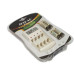 Зарядний пристрій 4хААА/АА Jiabao Digital Charger JB-212 2500mA з акумуляторами АА білий (RZN-23093838)