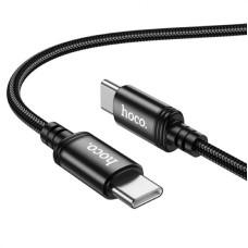 Кабель Type-C/Type-C 3 м HOCO X91 Radiance 60 Вт 3 А чорний (RZN-23106439)