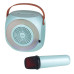 Колонка портативна XO F42 Dazzling Bluetooth LED з мікрофоном блакитний (RZN-23102669)
