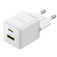 Зарядний блок живлення Type-C+USB Baseus Palm 30 W 20 V 3 А білий (RZN-23104632)