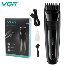 Бездротова машинка для стрижки волосся VGR V-015 USB чорний (RZN-23093096)