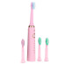 Електрична зубна щітка Shuke SK-601 4 насадки рожевий (RZN-23091835)