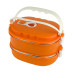 Ланч-бокс двосекційний металевий Empire EM1517 помаранчевий (RZN-23102420)