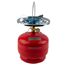 Газовий балон туристичний з пальником 5 л Sigma 2903211 Пропан (RZN-23103052)