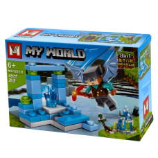 Конструктор Minecraft MG1201-8 My World 49 деталей (RZN-23103610)