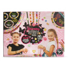 Набір для дитячої творчості Charming Butterfly Danko Toys ДТ-09103 виготовлення прикрас рожевий (RZN-23101147)