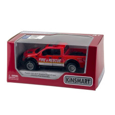 Іграшкова машинка моделька KiNSMART KT5365W Ford F-150 SVT Raptor Supercrew метал 13 см інерційна червоний (RZN-23103465)