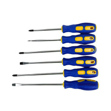 Набір викруток 6в1 JC-2 блакитний з жовтим (RZN-23102251) Набір викруток 6в1 JC-2 блакитний з жовтим (RZN-23102251)