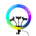 Кільцева лампа 36 см MJ36 USB LED RGB 3 тримачі (RZN-23094991)