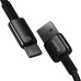 Кабель USB/Type-C 2 м Baseus Tungsten Gold Fast-Charging 100 Вт чорний (RZN-23101574)