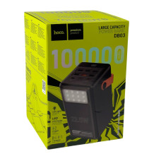 Універсальна мобільна батарея 100000 mAh Hoco DB03 Endure 22.5 W повербанк з дисплеєм чорний (RZN-23103007)