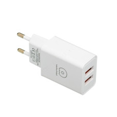 Зарядний блок живлення 2хUSB WUW-C155 15 W 5 V 3.1 А білий (RZN-23101115)