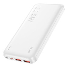 Універсальна мобільна батарея 10000 mAh Hoco J101 Astute 22.5 W повербанк білий (RZN-23103309)
