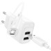 Зарядний пристрій з кабелем 2xUSB/microUSB 1 м HOCO C141A Smart 10.5 W 5 V 2.1 А білий (RZN-23105634) Зарядний пристрій з кабелем 2xUSB/microUSB 1 м HOCO C141A Smart 10.5 W 5 V 2.1 А білий (RZN-23105634)
