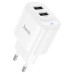 Зарядний пристрій з кабелем 2xUSB/microUSB 1 м HOCO C141A Smart 10.5 W 5 V 2.1 А білий (RZN-23105634) Зарядний пристрій з кабелем 2xUSB/microUSB 1 м HOCO C141A Smart 10.5 W 5 V 2.1 А білий (RZN-23105634)