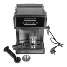 Кавомашина рожкова Grunhelm GEC08 з капучинатором 850 Вт 1.6 л сірий (RZN-23102494) Кавомашина рожкова Grunhelm GEC08 з капучинатором 850 Вт 1.6 л сірий (RZN-23102494)