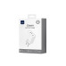 Зарядний блок живлення 2xType-C+USB WiWU Wi-G005 Essen GaN 65 W 5 V 3 A білий (RZN-23106531)