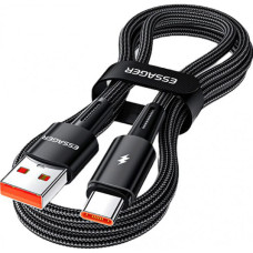 Кабель USB/Type-C 2 м ESSAGER EXC120-CGA01-P Sunset 120 Вт 6 А чорний (RZN-23101320)
