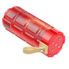 Колонка портативна HOCO HC7 Pleasant Bluetooth LED FM червоний (RZN-23102858)