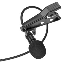 Мікрофон конденсаторний петличний BOROFONE BFK11 Elegant Type-C для смартфона чорний (RZN-23102273)