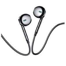 Навушники дротові вкладки Essager M15 AUX з мікрофоном чорний (RZN-23102604)