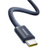 Кабель Type-C/Type-C 1 м Baseus Dynamic 4 100 Вт сірий (RZN-23106330) Кабель Type-C/Type-C 1 м Baseus Dynamic 4 100 Вт сірий (RZN-23106330)