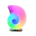 Колонка портативна з годинником Conch Music Light Bluetooth LED білий з помаранчевим (RZN-23101043)