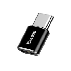 Перехідник microUSB F/Type-C M Baseus чорний (RZN-23103428)