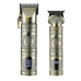 Тример машинка для стрижки волосся VGR V-670 Professional Set 2в1 USB золотистий (RZN-23096420)