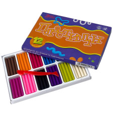 Набір пластиліну 12 кольорів Little Artist 832538 восковий зі стеком (RZN-23105597)