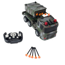 Військова машина на радіокеруванні 28 см 128A-28-29 на акумуляторі стрільба стрілами хакі (RZN-23103493)