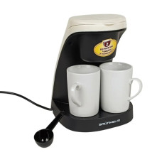Кавоварка крапельна Grunhelm GDC04 450 Вт 0.24 л з чашками білий з чорним (RZN-23102495) Кавоварка крапельна Grunhelm GDC04 450 Вт 0.24 л з чашками білий з чорним (RZN-23102495)