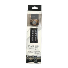FM-трансмітер модулятор 583 Bluetooth AUX USB SD/MMC з пультом чорний з золотистим (RZN-23099470)