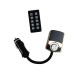 FM-трансмітер модулятор 583 Bluetooth AUX USB SD/MMC з пультом чорний з золотистим (RZN-23099470)