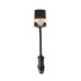 FM-трансмітер модулятор 583 Bluetooth AUX USB SD/MMC з пультом чорний з золотистим (RZN-23099470)