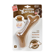 Жувальна іграшка для собак Ріг Gigwi Wooden Antler 2342 19 см коричневий (RZN-23100797)