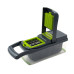 Овочерізка Vegetable Cutter 3355 24 см пластик сірий з зеленим (RZN-23105840)