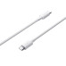 Кабель Type-C/Type-C 1 м Xiaomi Braided 60 Вт 3 А білий (RZN-23105774)