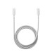 Кабель Type-C/Type-C 1 м Xiaomi Braided 60 Вт 3 А білий (RZN-23105774)
