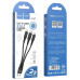 Кабель 3в1 USB/Apple Lightning+Type-C+microUSB 0.25 м Hoco X47 чорний (RZN-23103498)