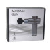 Масажер портативний Fascial Gun RF-723X перкусійний сірий (RZN-23102456)