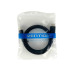 Кабель HDMI/HDMI 1 м Vention Cotton Braided AAUBF 8K v2.1 чорний (RZN-23101806)
