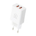 Зарядний блок живлення 2хUSB WUW-C155 15 W 5 V 3.1 А білий (RZN-23101115)