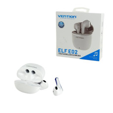 Навушники бездротові вкладки Vention E02 Bluetooth білий (RZN-23100082)
