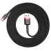 Кабель USB/micro-USB 2 м Baseus Cafule 1.5 А чорний з червоним (RZN-23105628) Кабель USB/micro-USB 2 м Baseus Cafule 1.5 А чорний з червоним (RZN-23105628)