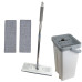 Швабра для миття підлоги 122 см Easy Mop з відром телескопічна ручка автоматичний віджим сірий (RZN-23103853)