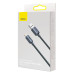 Кабель USB/Apple Lightning 2 м Baseus Crystal Shine 2.4 А чорний (RZN-23102875)