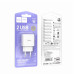 Зарядний блок живлення 2xUSB HOCO C141A Smart 5 V 2.1 A білий (RZN-23106377)