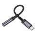 Перехідник Type-C M/3.5 мм AUX F 15 см BOROFONE BV24 Graceful сріблястий (RZN-23103889)