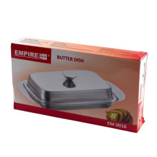 Маслянка Empire EM-0016 Фера 20 х 11 см сріблястий (RZN-23103126)